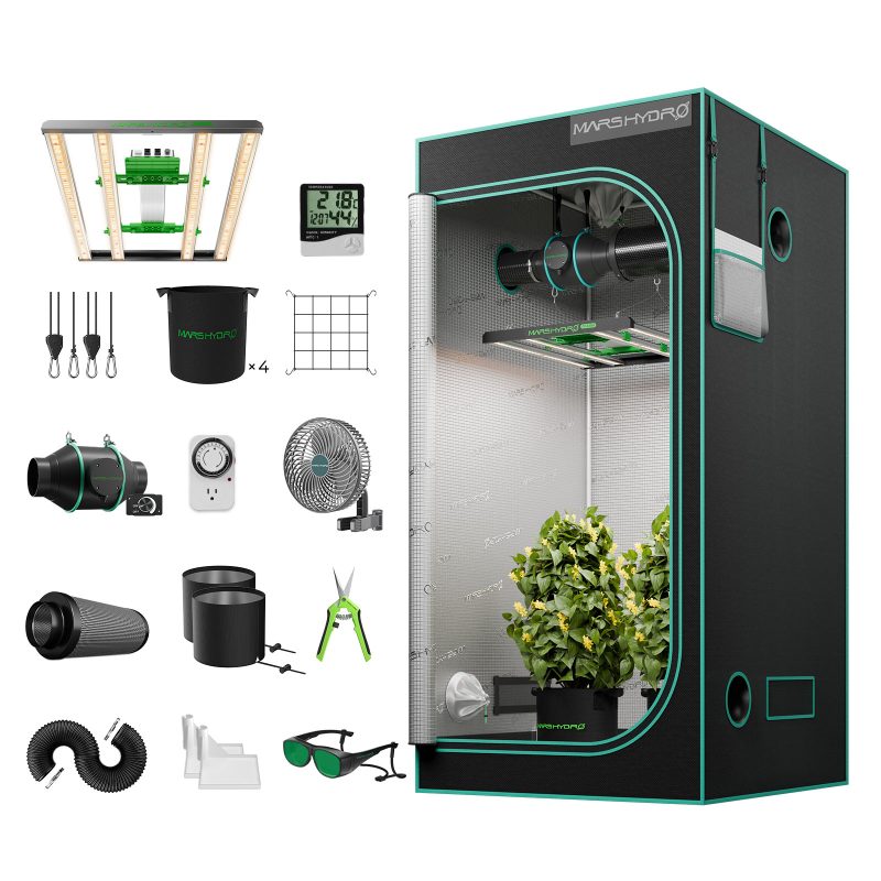 Growled mars hydro fc-e 3000 complete grow kit