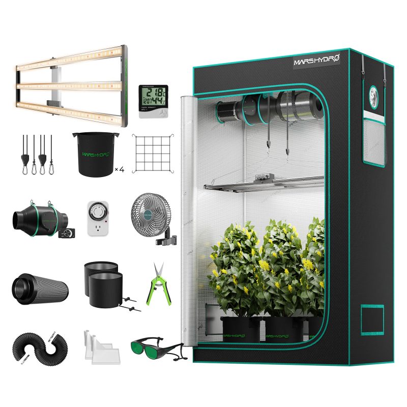 growled mars hydro fc 4000 complete grow kit