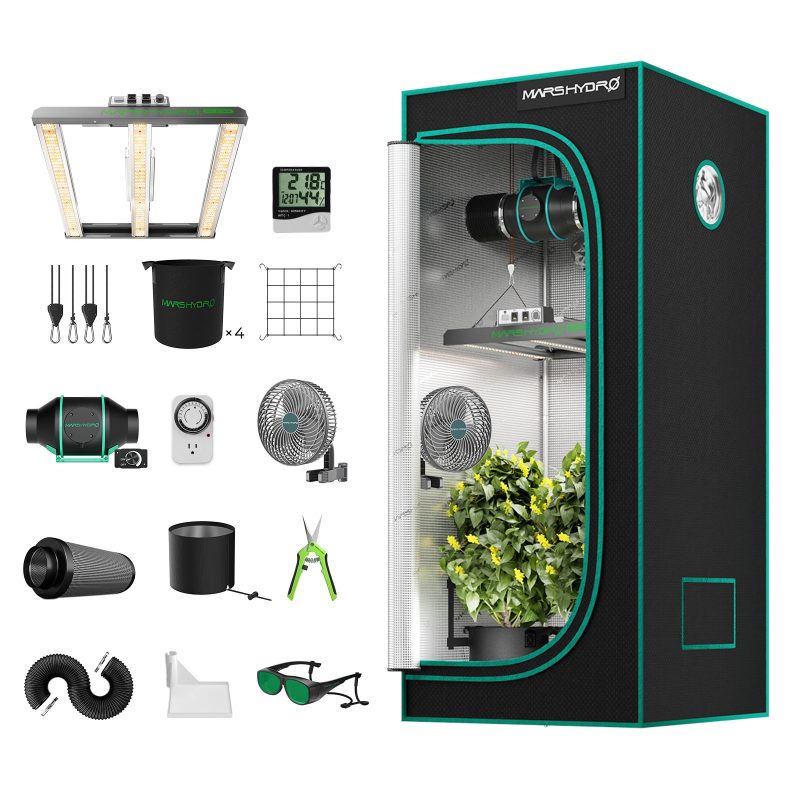 Growled mars hydro fce 1500 complete grow kits